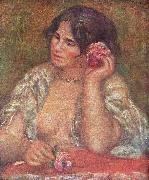 Gabriele mit Rose Pierre-Auguste Renoir